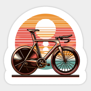 Time trial bicycle Sticker